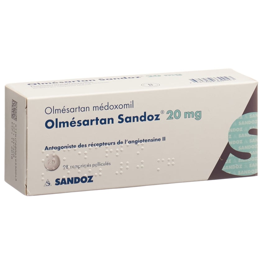 OLMESARTAN Sandoz Filmtabl 20 Mg Blist 98 Stk Online Bestellen OLMESARTAN Sandoz Filmtabl 20 Mg Blist 98 Stk Online Bestellen