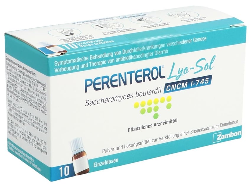PERENTEROL LyoSol Plv zur Herstellung einer Suspension zum Einnehmen Fl 10 Stk Online bestellen