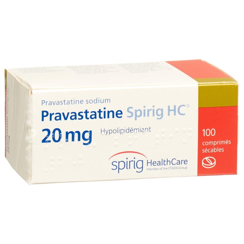 PRAVASTATINE Spirig HC Tabl 20 mg Blist 100 Stk | Online bestellen