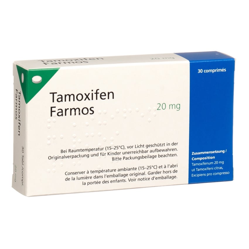 TAMOXIFENE Farmos cpr 20 mg blist 30 pce Commander en ligne