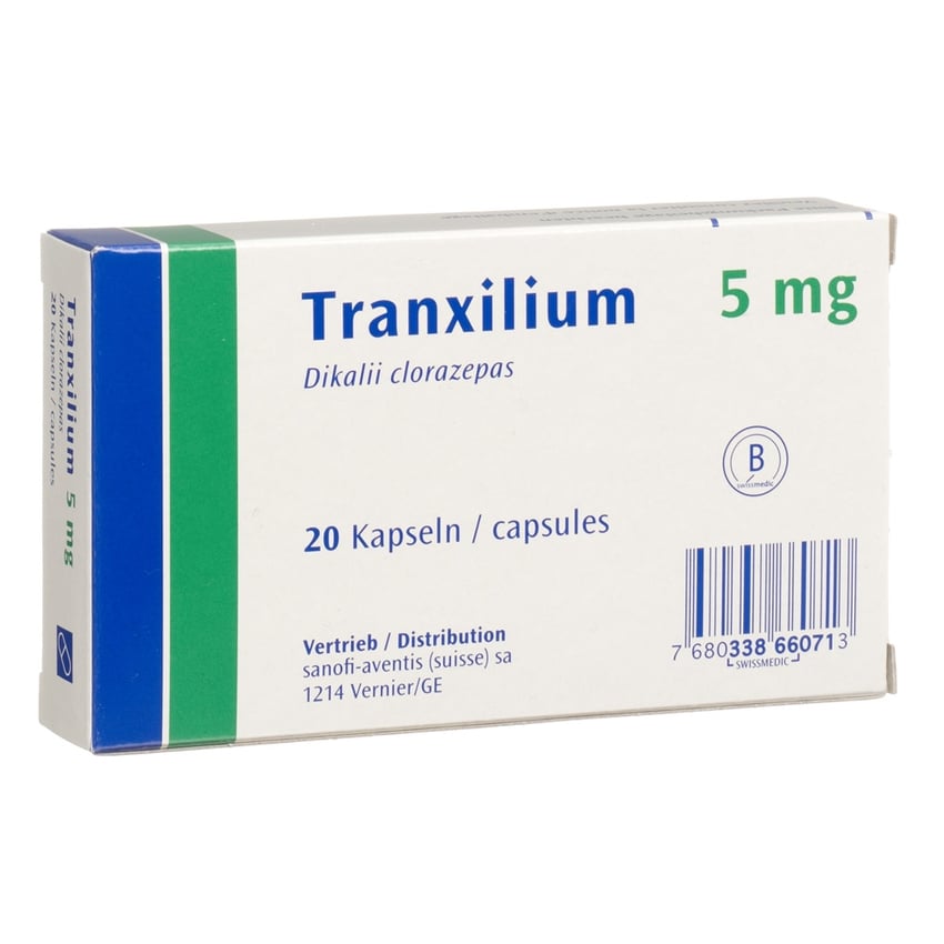 TRANXILIUM Kaps 5 mg Blist 20 Stk | Online bestellen
