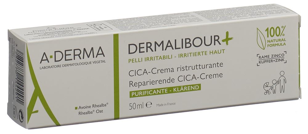 A-DERMA DERMALIBOUR+ CICA-crème réparatrice