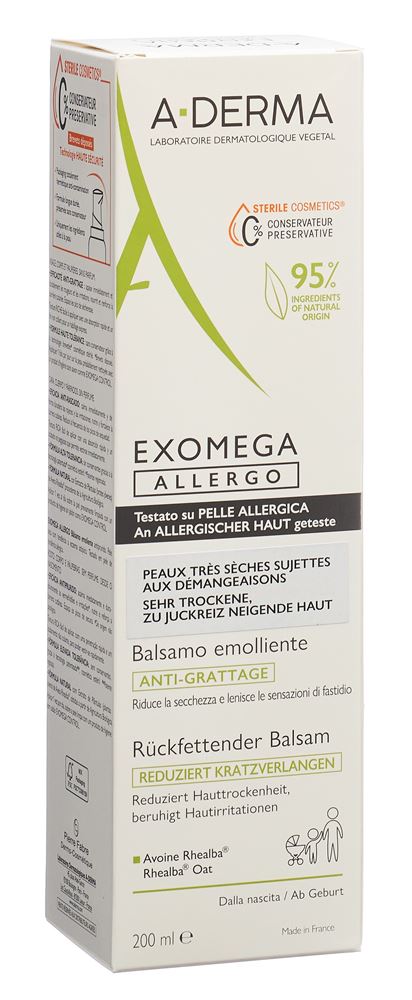 A-DERMA EXOMEGA ALLERGO Baume