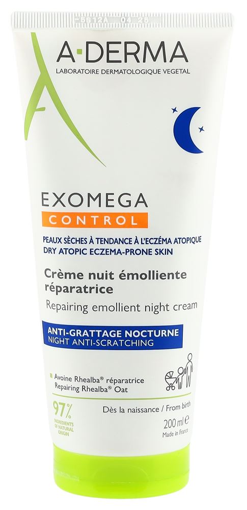 A-DERMA EXOMEGA CONTROL Nachtcreme