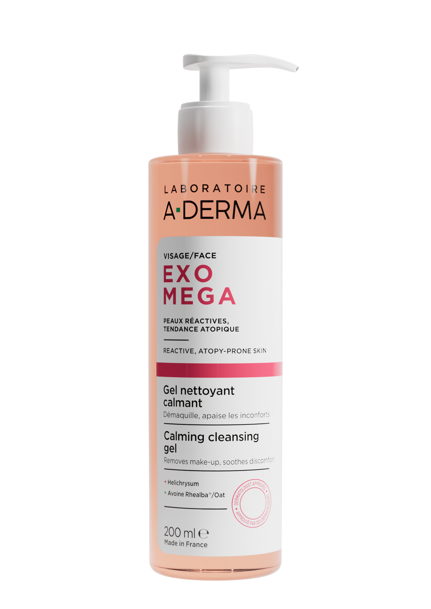 A-DERMA EXOMEGA Gesichts-Reinigungsgel