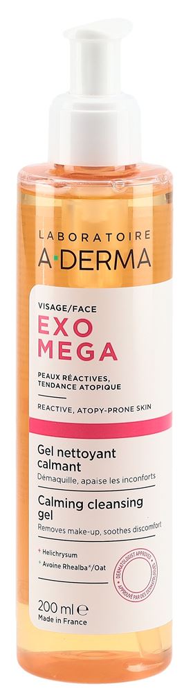 A-DERMA EXOMEGA Gesichts-Reinigungsgel