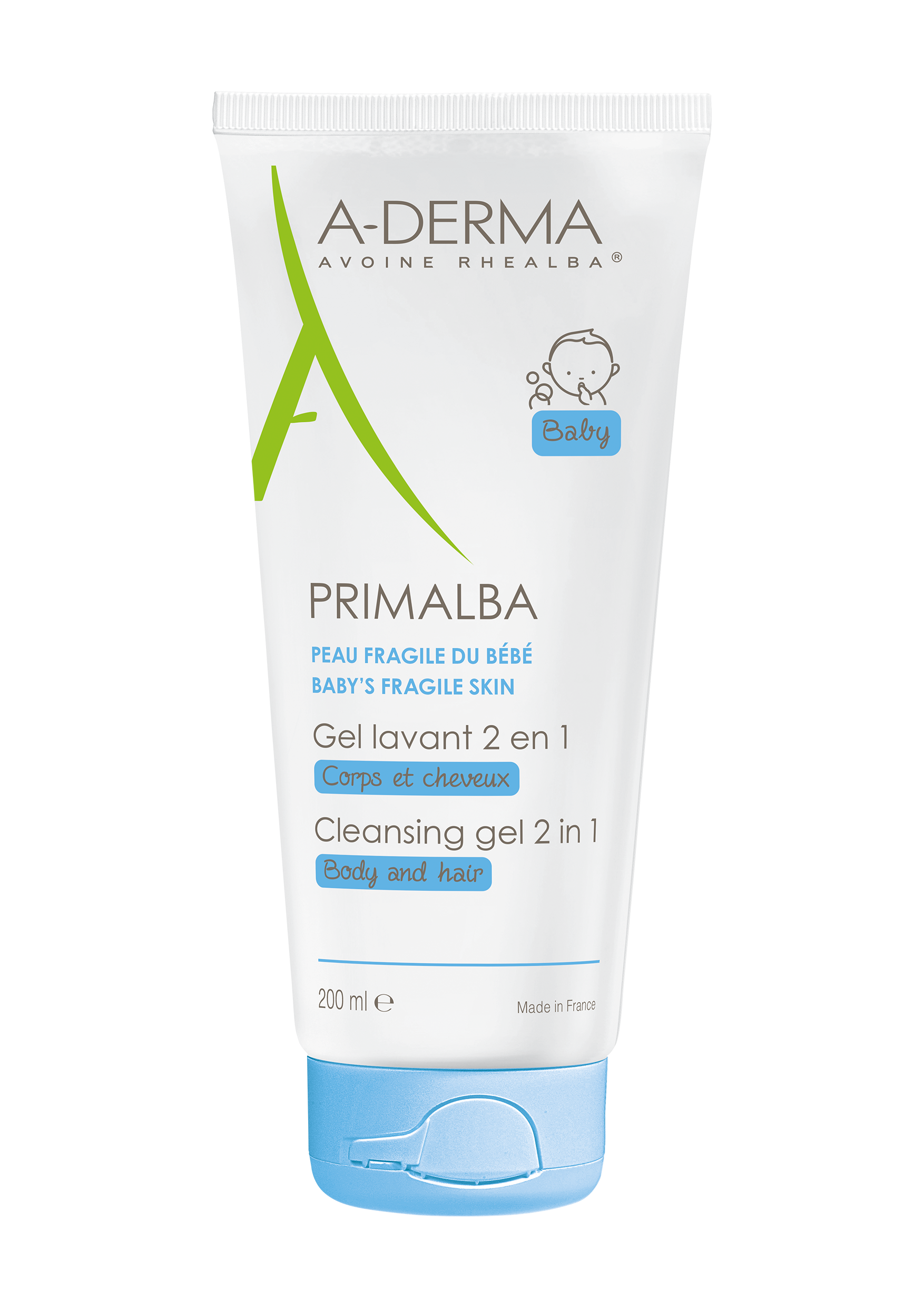 A-DERMA PRIMALBA gel lavant 2 en 1