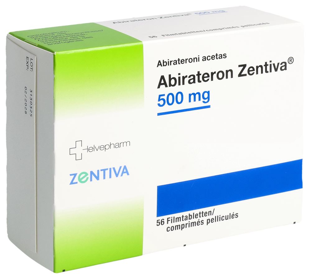 ABIRATERONE Zentiva 500 mg, image principale