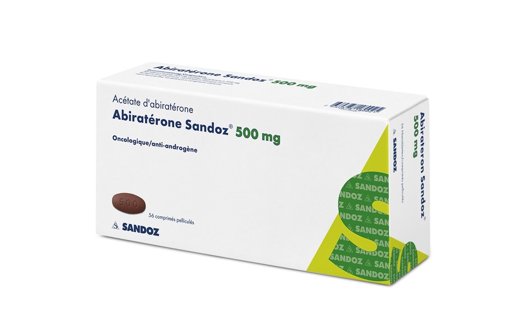 ABIRATERONE Sandoz 500 mg, image 2 sur 2