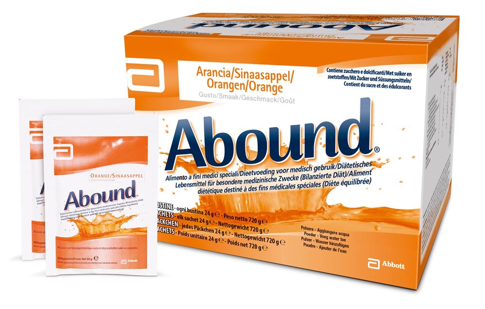 ABOUND pdr orange sach 24 g