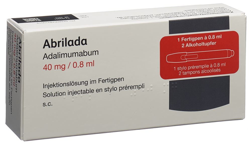 ABRILADA Inj Lös 40 mg/0.8ml Fertigpen Fertpen 0.8 ml, Hauptbild