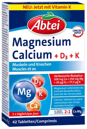 ABTEI Magnesium+Calcium+D3+K