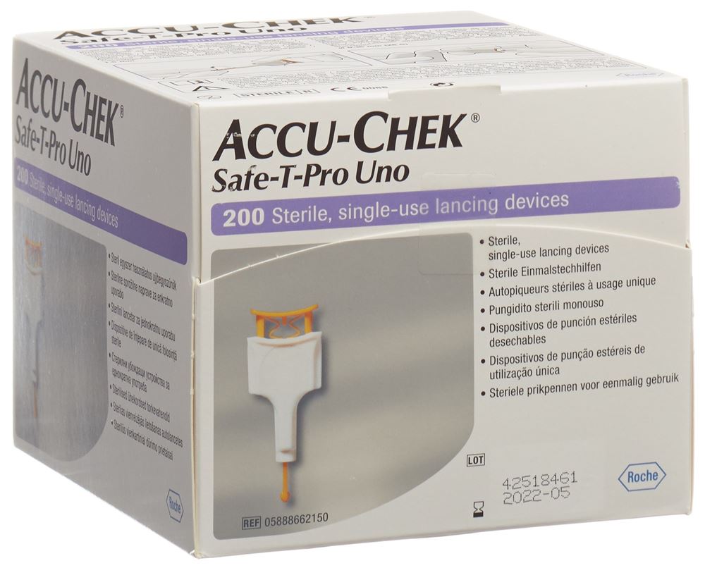 ACCU-CHEK Safe-T Pro Uno autopiqueur usage unique