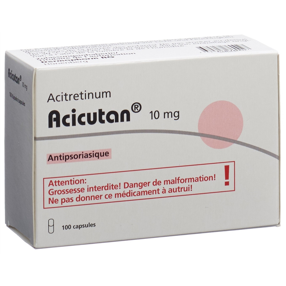 ACICUTAN caps 10 mg blist 100 pce, image 2 sur 2