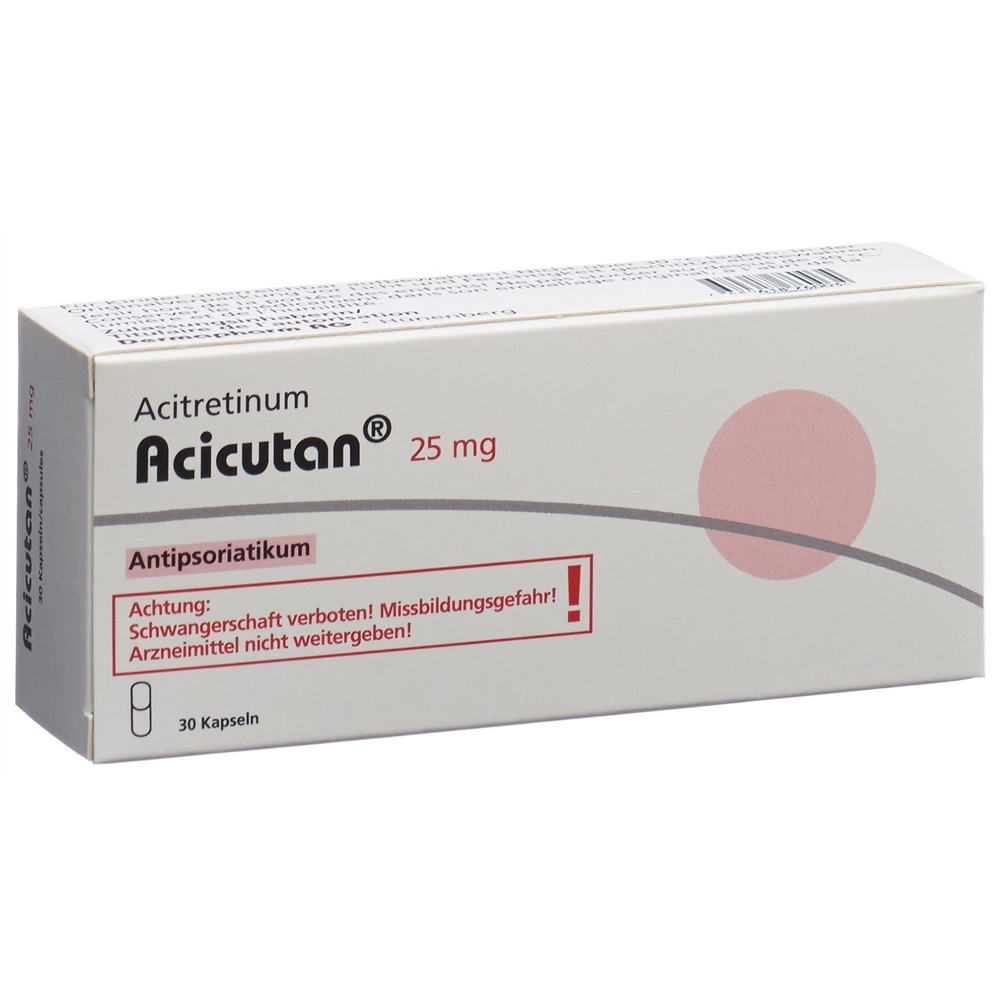 ACICUTAN caps 25 mg blist 30 pce, image principale