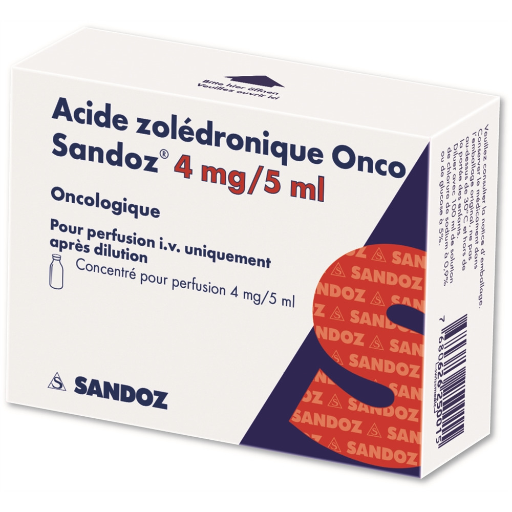 ACIDE ZOLEDRONIQUE Onco Sandoz 4 mg/5ml, image 2 sur 2