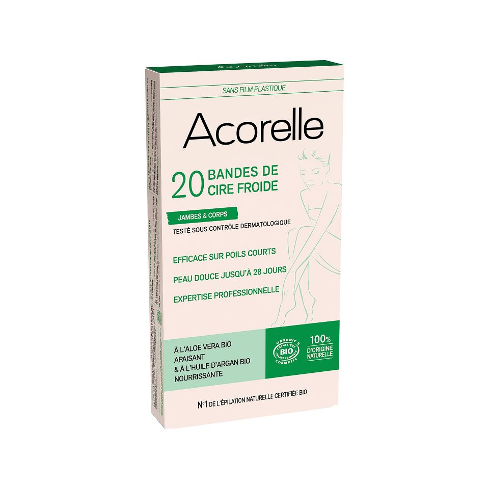 ACORELLE bandes de cire froide
