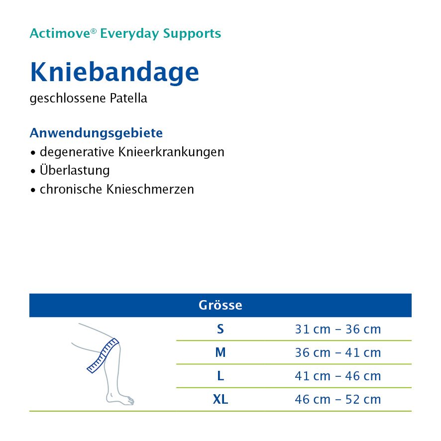 Actimove Everyday Support Kniebandage, Bild 3 von 3