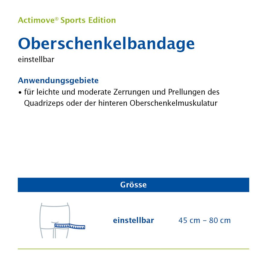 Actimove Sport Cuissard, image 2 sur 2