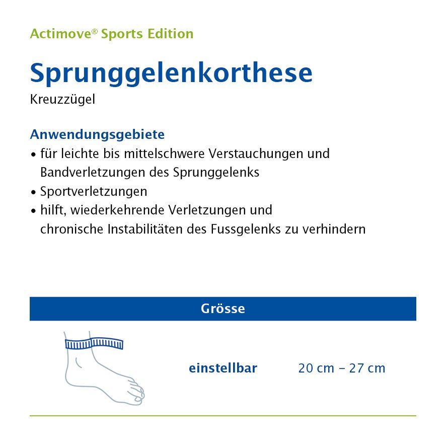 Actimove Sport Orthèse stabilisatrice de cheville, image 2 sur 2
