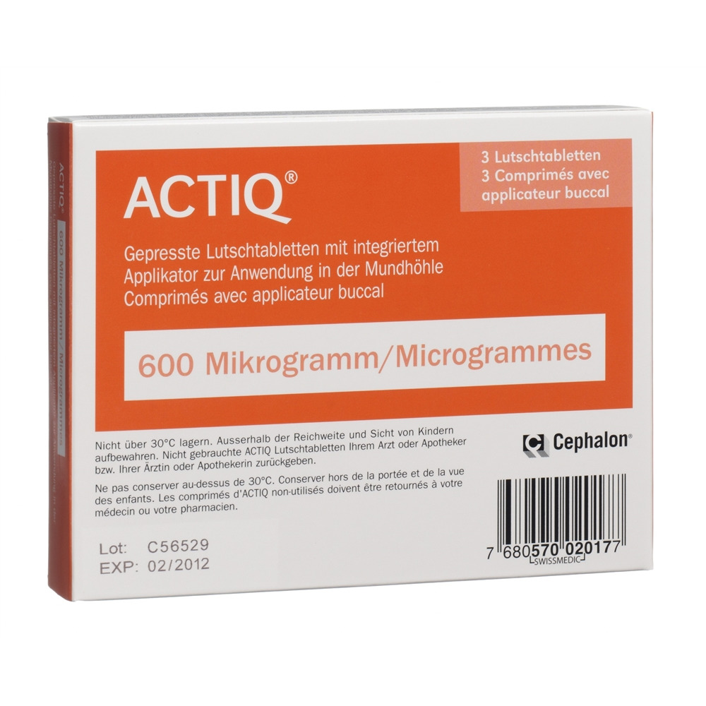 ACTIQ Buccaltabletten 600 mcg, Bild 2 von 2