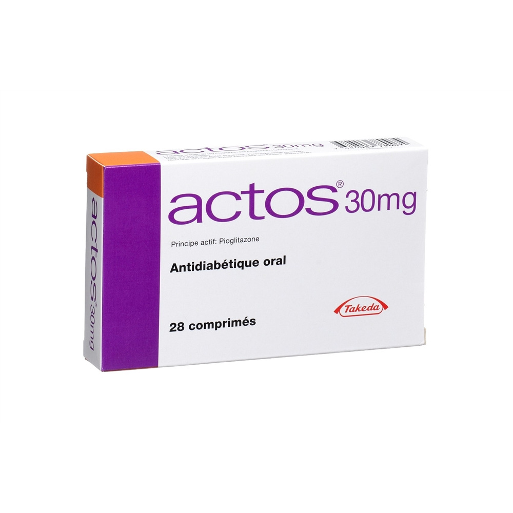 Actos cpr 30 mg blist 28 pce, image 2 sur 2