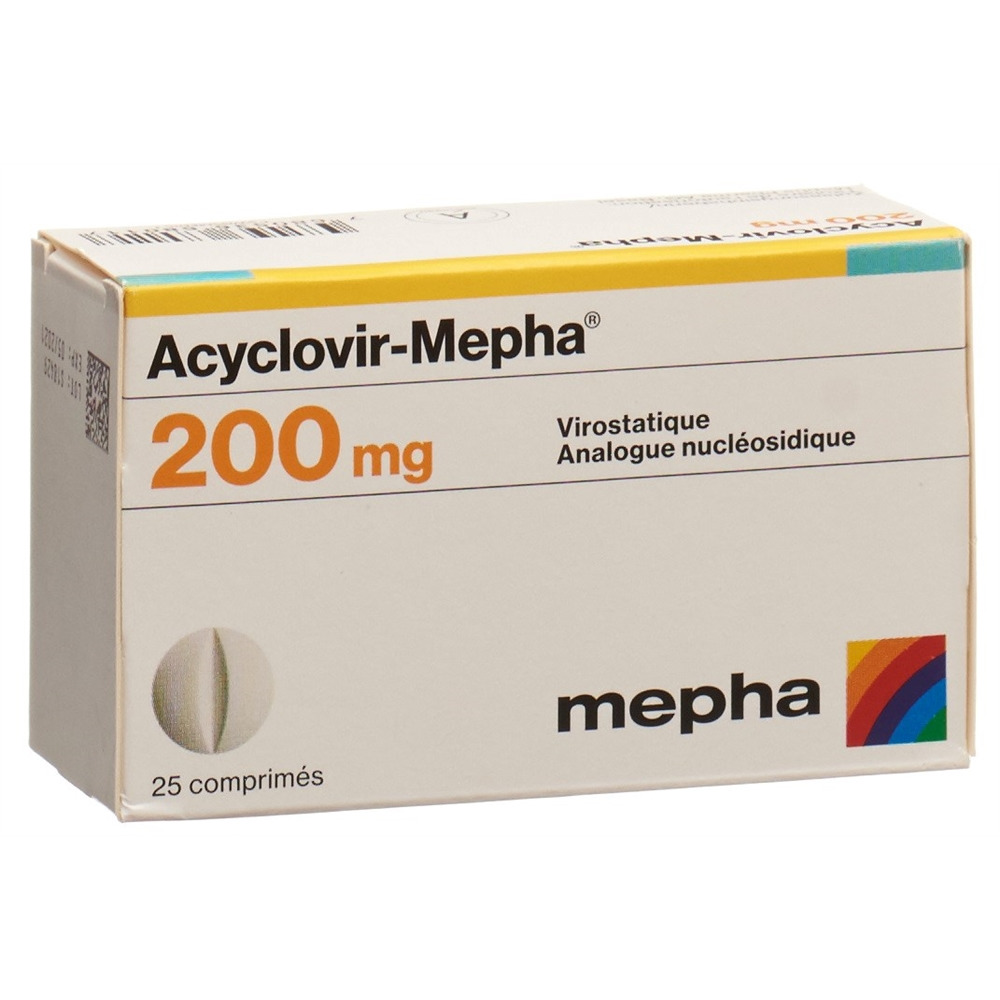 ACYCLOVIR Mepha 200 mg, image 2 sur 2