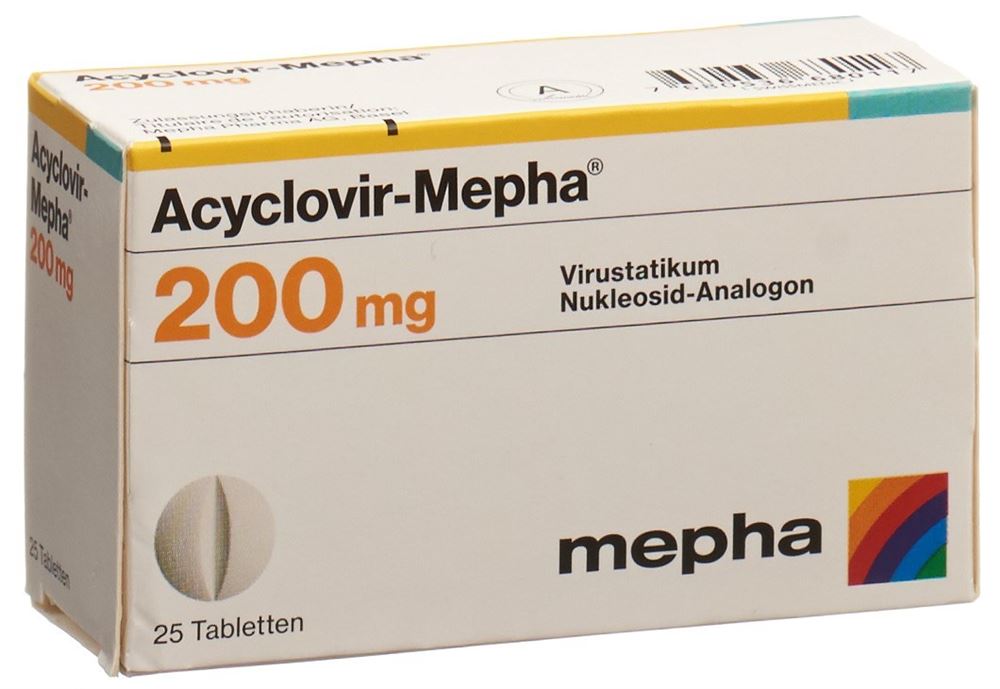 ACYCLOVIR Mepha 200 mg, image principale