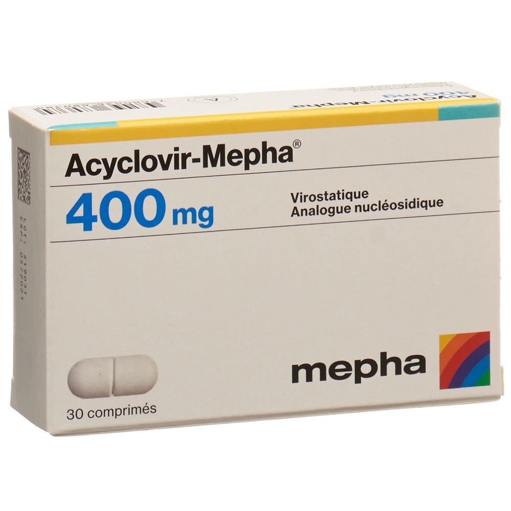 ACYCLOVIR Mepha 400 mg, image 2 sur 2