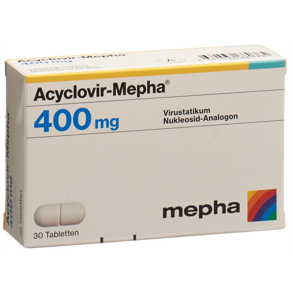 ACYCLOVIR Mepha 400 mg, image principale