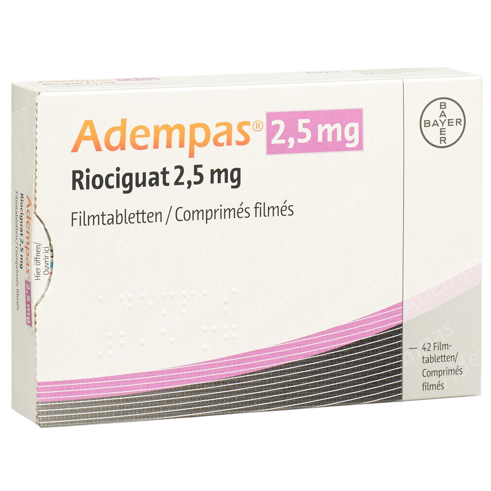 ADEMPAS cpr pell 2.5 mg blist 42 pce, image principale