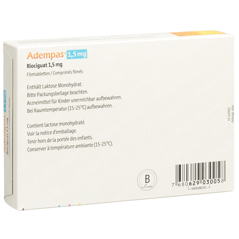 ADEMPAS Filmtabl 1.5 mg Blist 42 Stk, Bild 2 von 2