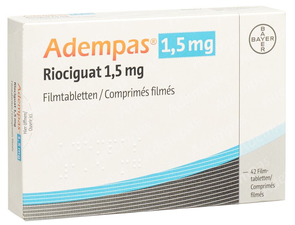 ADEMPAS Filmtabl 1.5 mg Blist 42 Stk, Hauptbild