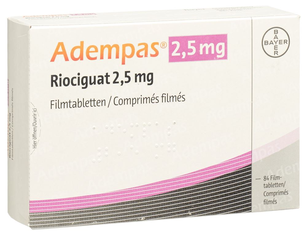 ADEMPAS Filmtabl 2.5 mg Blist 84 Stk, Hauptbild