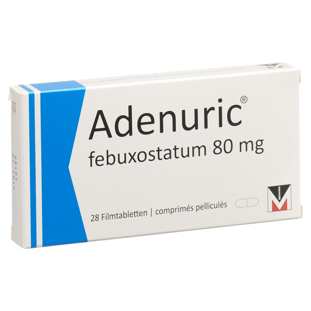 ADENURIC Filmtabl 80 mg Blist 28 Stk, Hauptbild