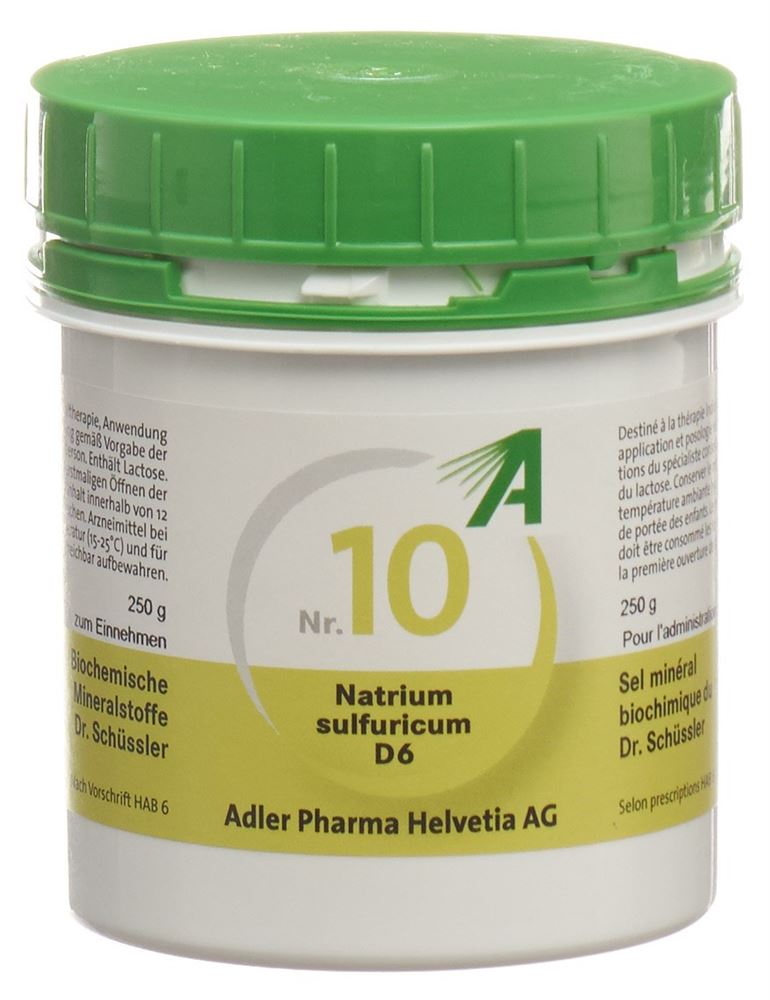 ADLER no10 natrium sulfuricum 6 D