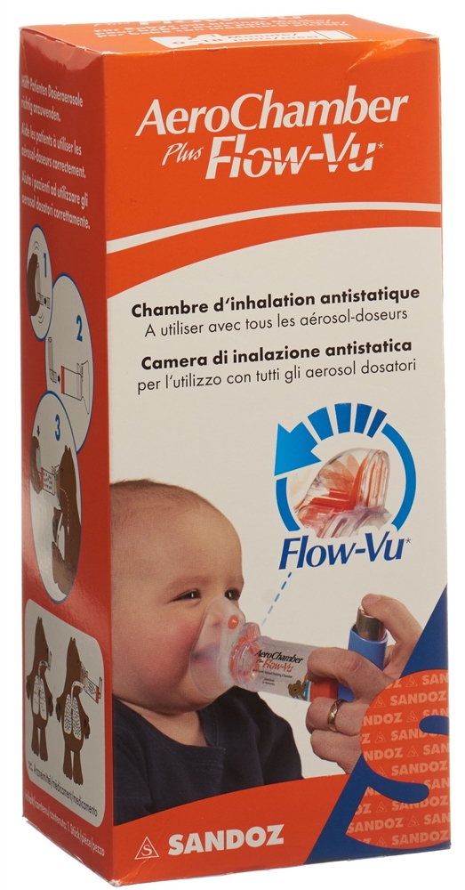 AEROCHAMBER PLUS Flow-Vu avec masque (0-18 moins), image 4 sur 4