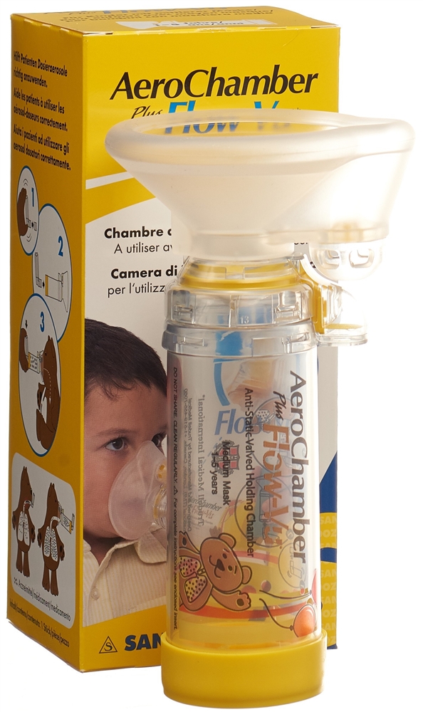 AEROCHAMBER PLUS Flow-Vu avec masque (1-5 ans), image 3 sur 4