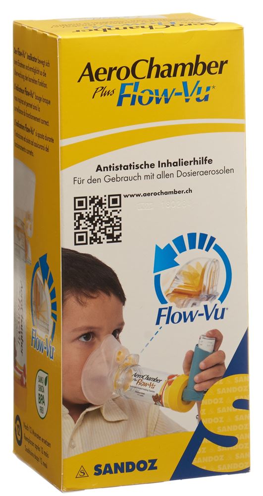AEROCHAMBER PLUS Flow-Vu mit Maske (1-5 Jahre)
