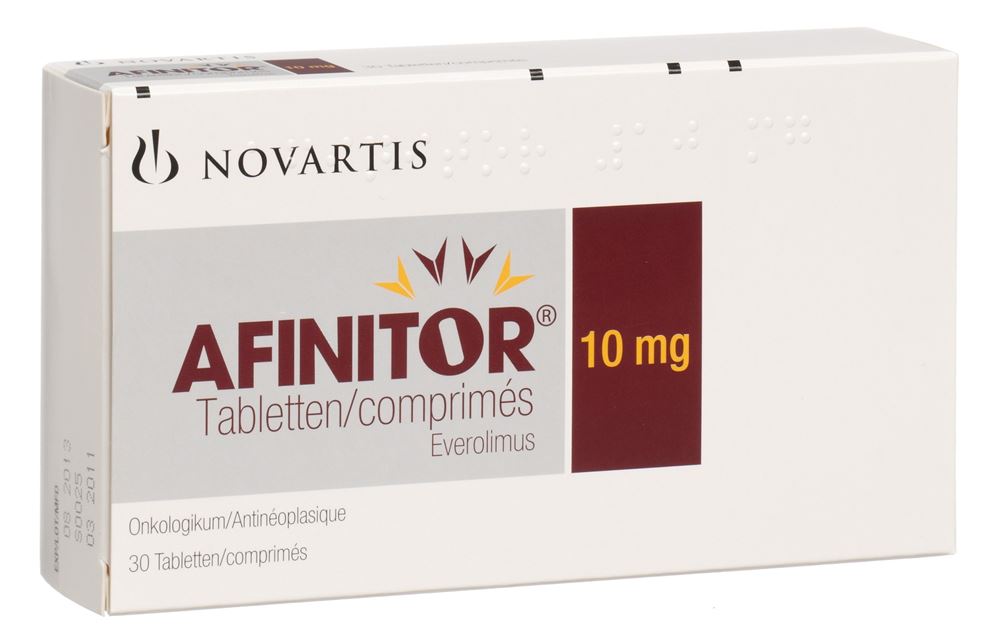 Afinitor Tabl 10 mg Blist 30 Stk, Hauptbild