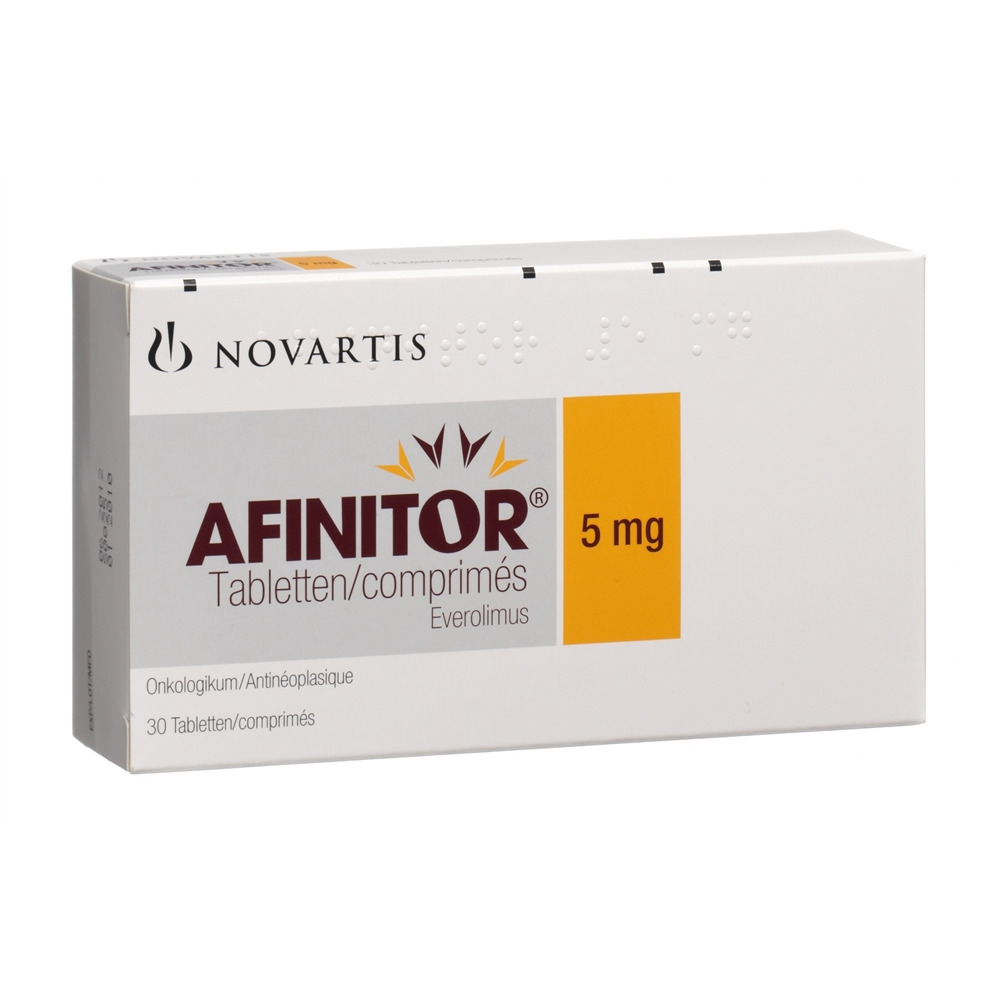 Afinitor Tabl 5 mg Blist 30 Stk, Hauptbild