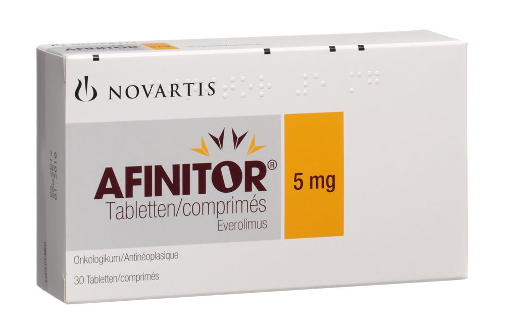 Afinitor Tabl 5 mg Blist 30 Stk, Hauptbild
