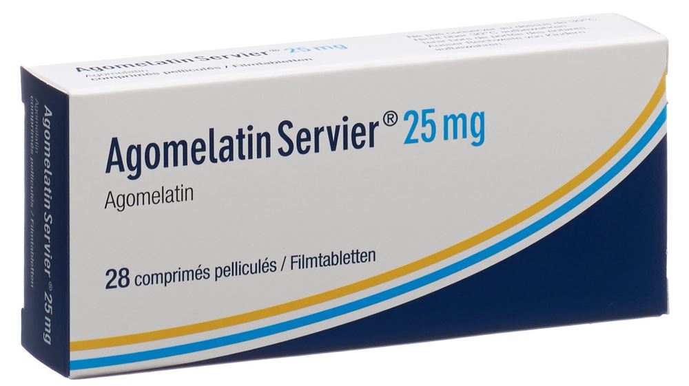 AGOMELATINE Servier 25 mg, Hauptbild