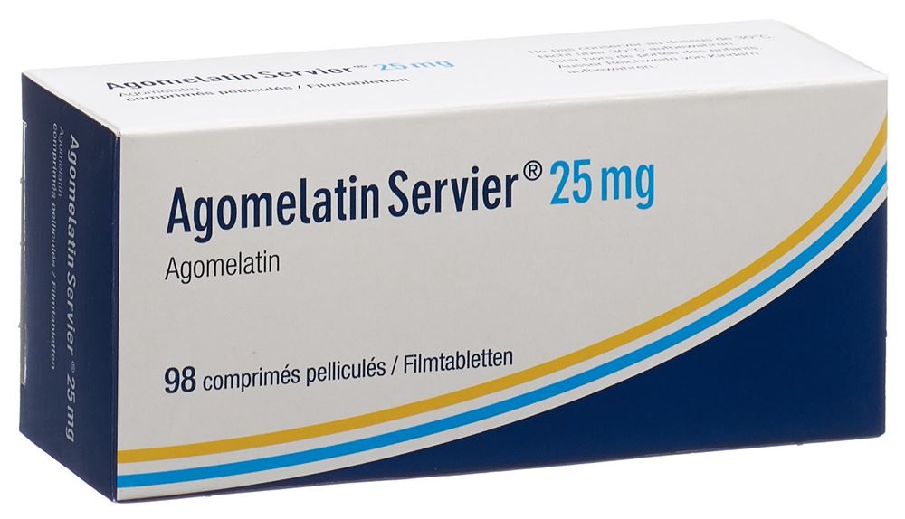 AGOMELATINE Servier 25 mg, Hauptbild