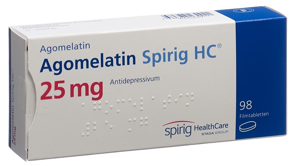 AGOMELATINE Spirig HC 25 mg, Hauptbild