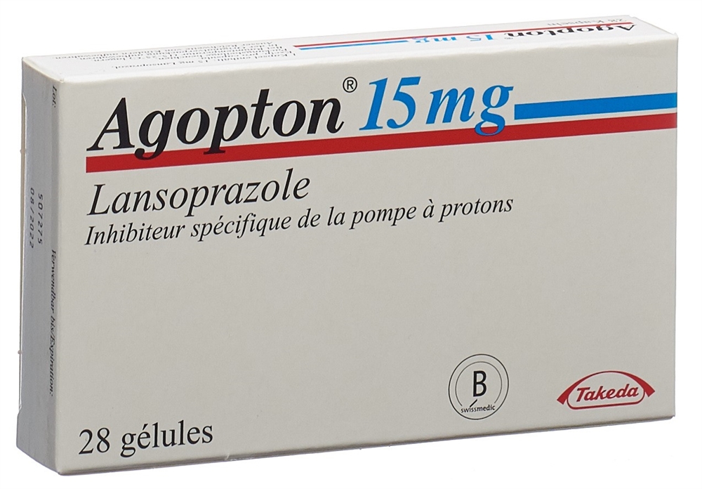 AGOPTON caps 15 mg blist 28 pce, image 2 sur 2