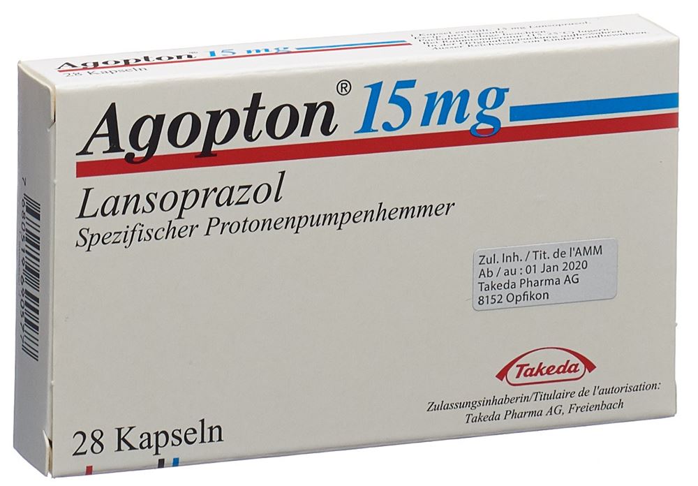 AGOPTON caps 15 mg blist 28 pce, image principale