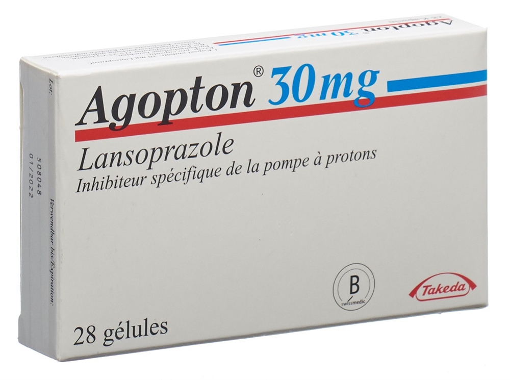 AGOPTON Kaps 30 mg magensaftresistent Blist 28 Stk, Bild 2 von 2
