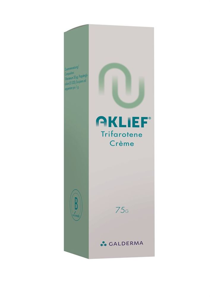 AKLIEF Creme 50 mcg/g Dispenser Disp 75 g, Hauptbild