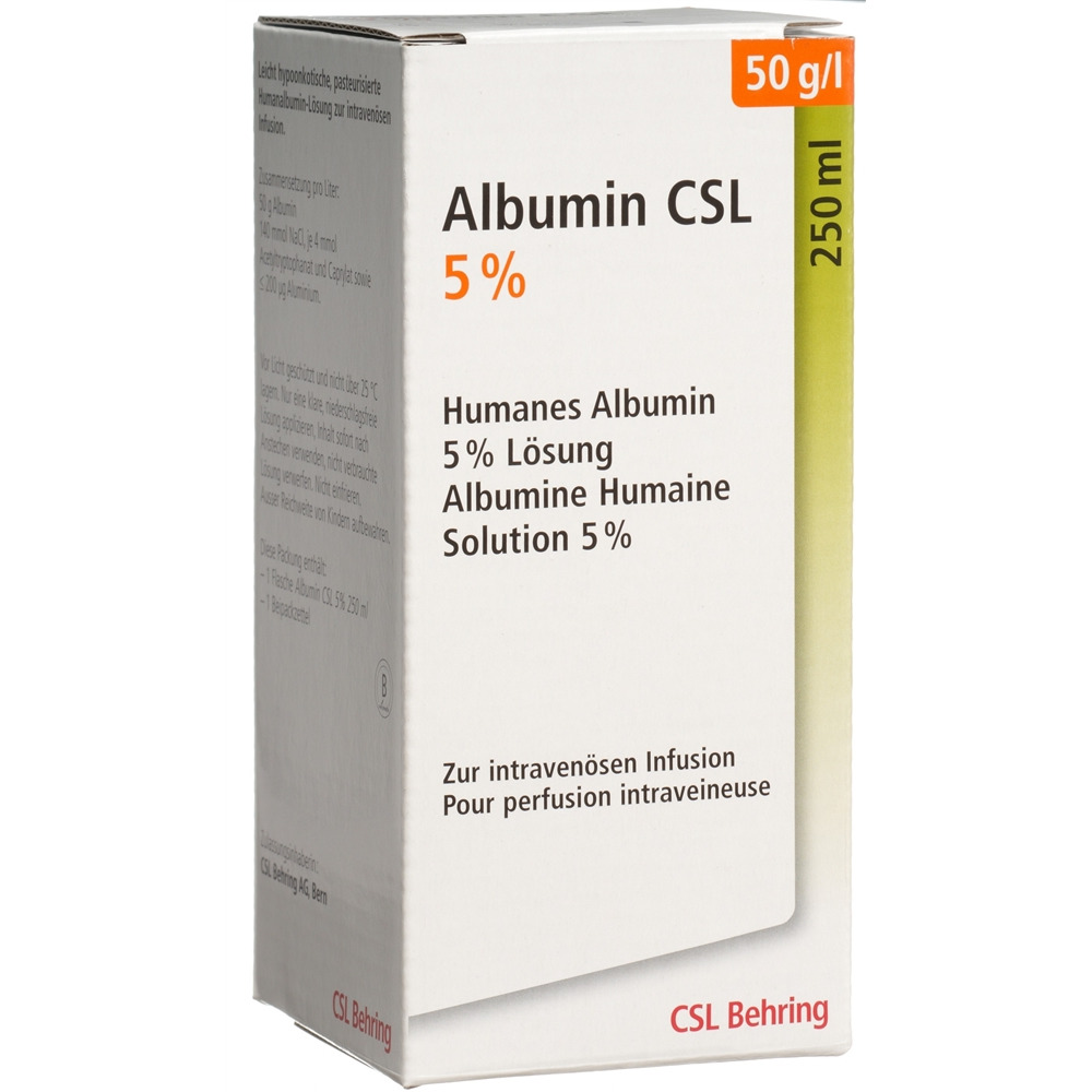 ALBUMINE CSL 5 %, Hauptbild